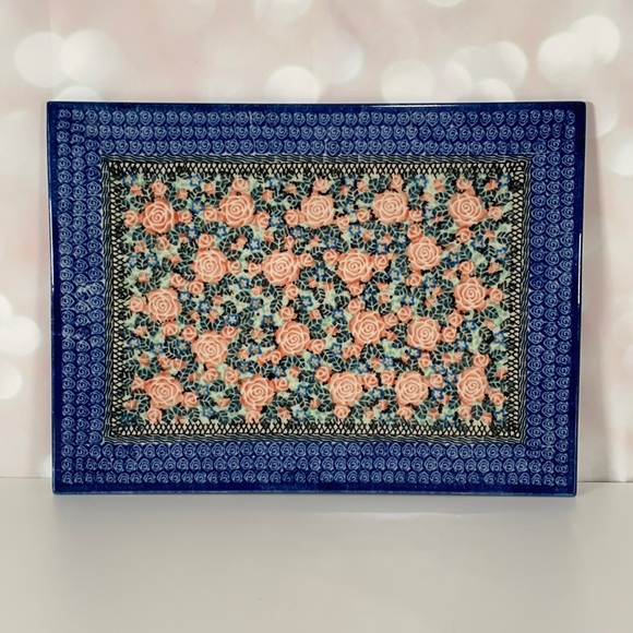 CERAMIKA ARTYSTYCZNA 15” Cookie Sheet NWOT - Picture 1 of 5